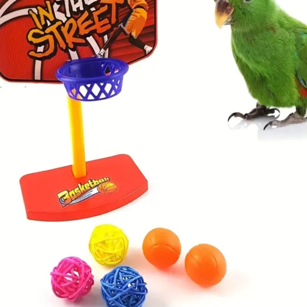 Bird Basketball Toy Set with Colorful Balls